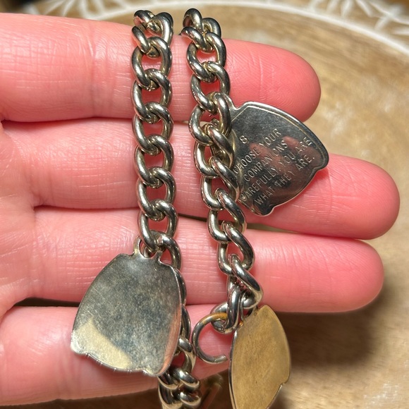 Vintage Funny 10 Commandments Charm Silver Tone Bracelet 50's Jewelry - Picture 13 of 15